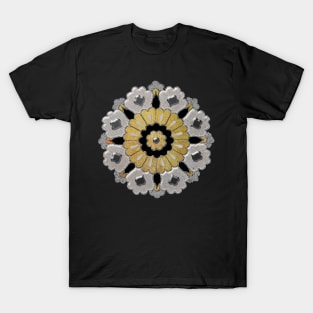 PERSIAN FLOWER V.11 - Metallic T-Shirt